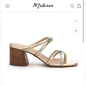 Matisse - SOULMATE HEELED SANDAL - Gold